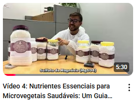 Microgreens introduction course — Portuguese version