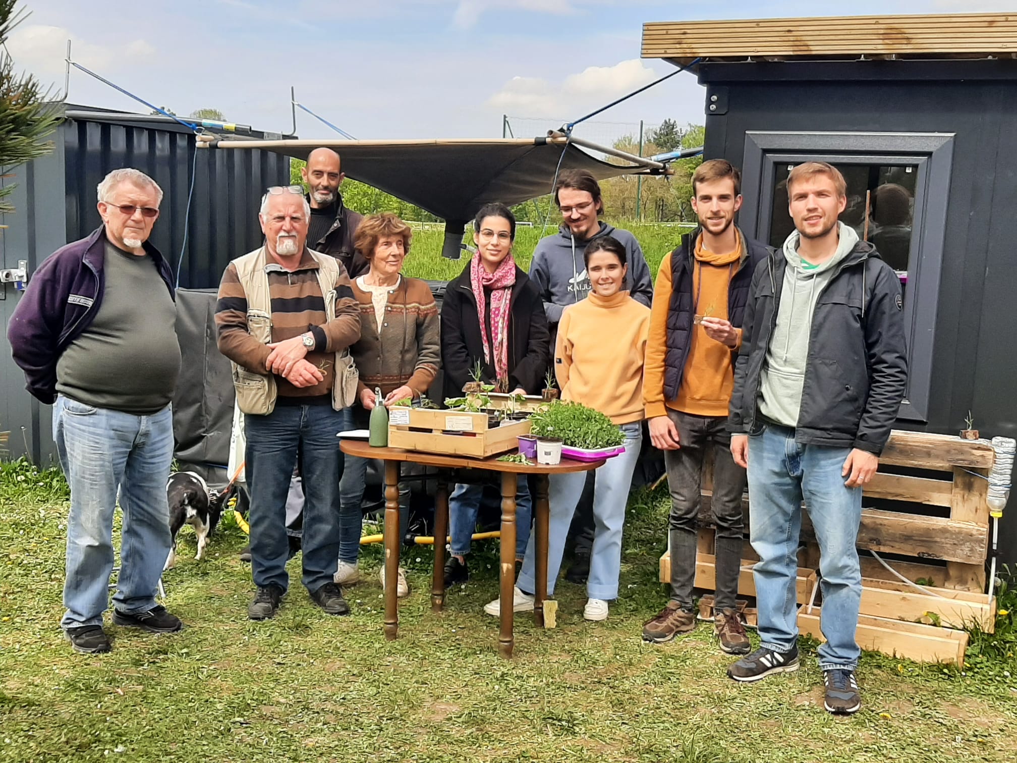 Premier groupe de participants
