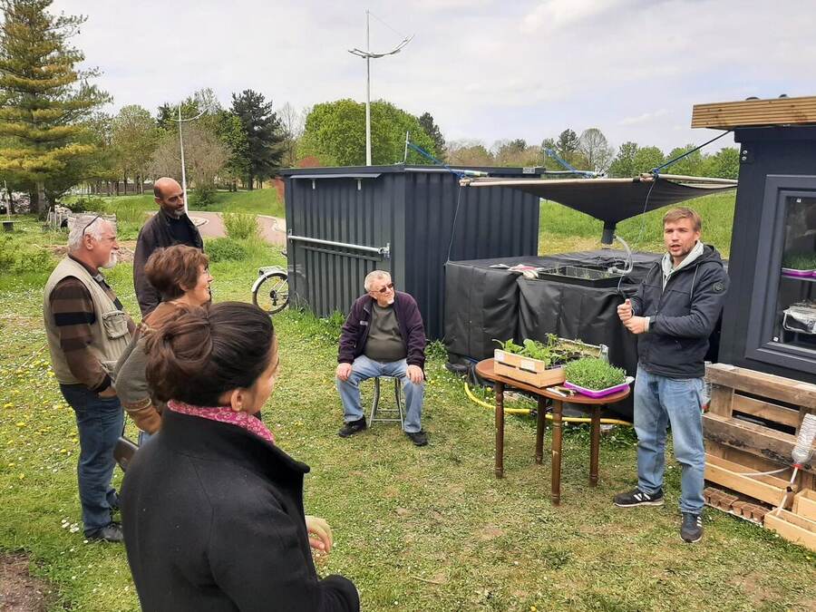 Atelier de greffage de légumes — vue d’ensemble