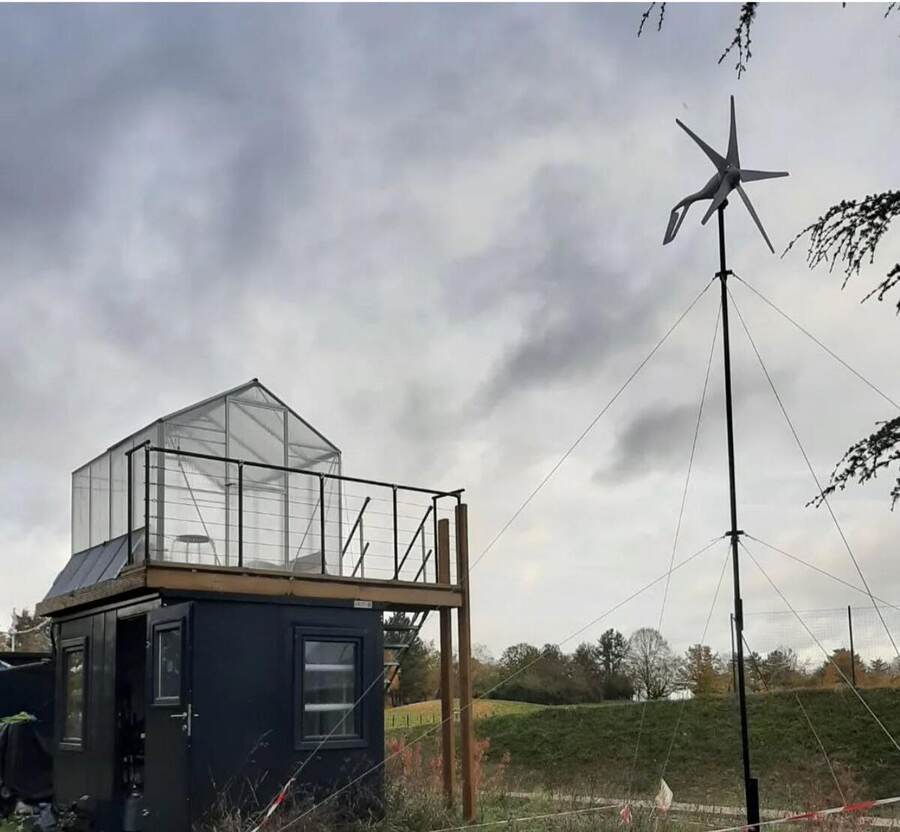 Installation du générateur éolien