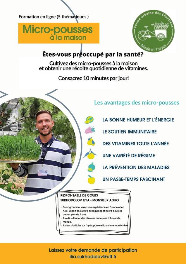 Poste de formation micro‑pousses
